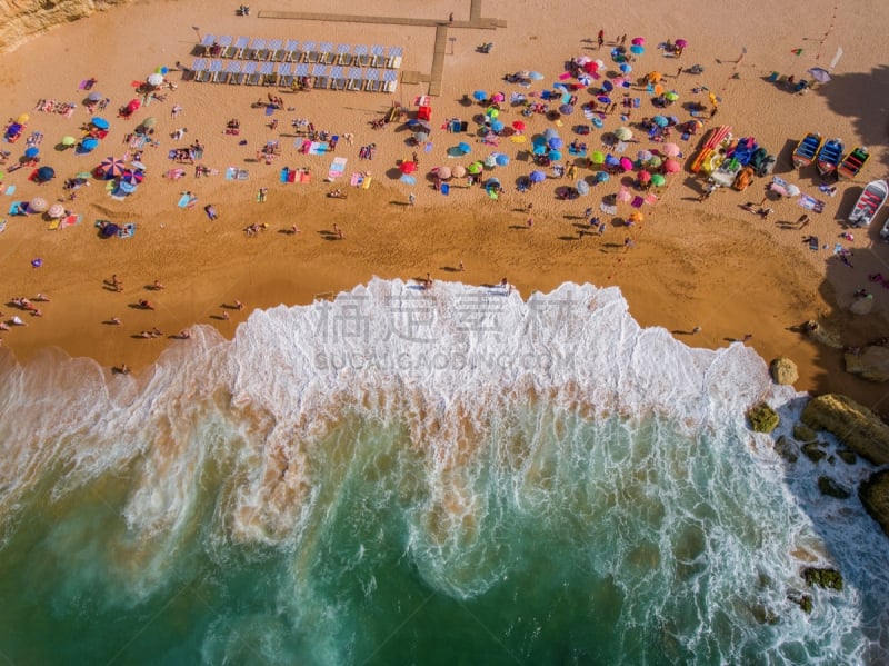 旅行者,海滩,波浪,前进的道路,度假胜地,浮标,水平画幅,沙子,阿尔加威,夏天