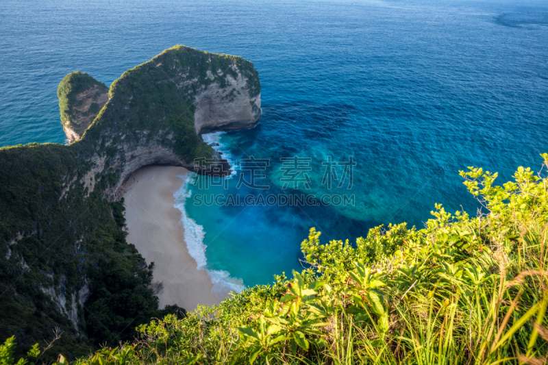 努沙珀尼达岛,悬崖,海滩,岛,鸡尾酒,斯达伯顿,浅的,印度尼西亚,峭壁,簇叶从生的