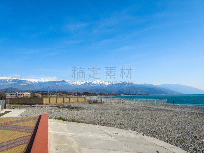 冬天,海洋,空中走廊,白昼,晴朗,康斯坦察赌场,康斯坦察,游艇码头,巷,赌场