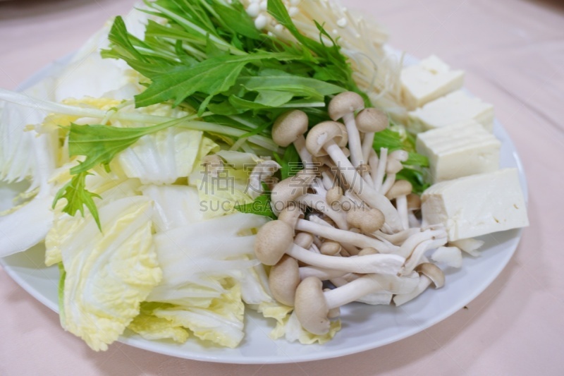 蔬菜,涮涮锅,寿喜烧,文件盘,胡荽籽,日式火锅菜,细面条,乌鸦,甜玉米,混合
