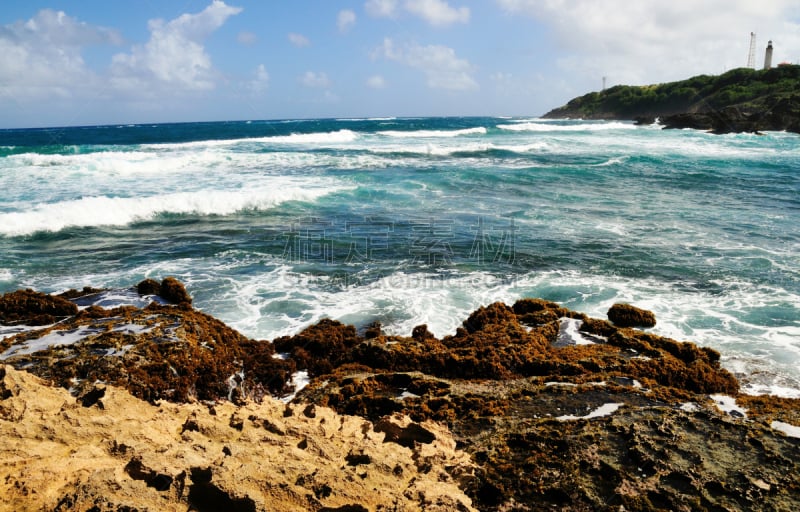 岩石,河岸,波特姆湾,海岸地形,水,天空,水平画幅,无人,蓝色,户外