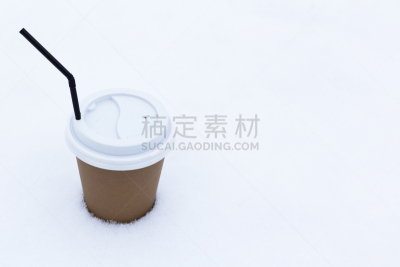雪,一次性杯子,背景,明亮,热饮,饮料,茶,一次性物品,聚苯乙烯,杯
