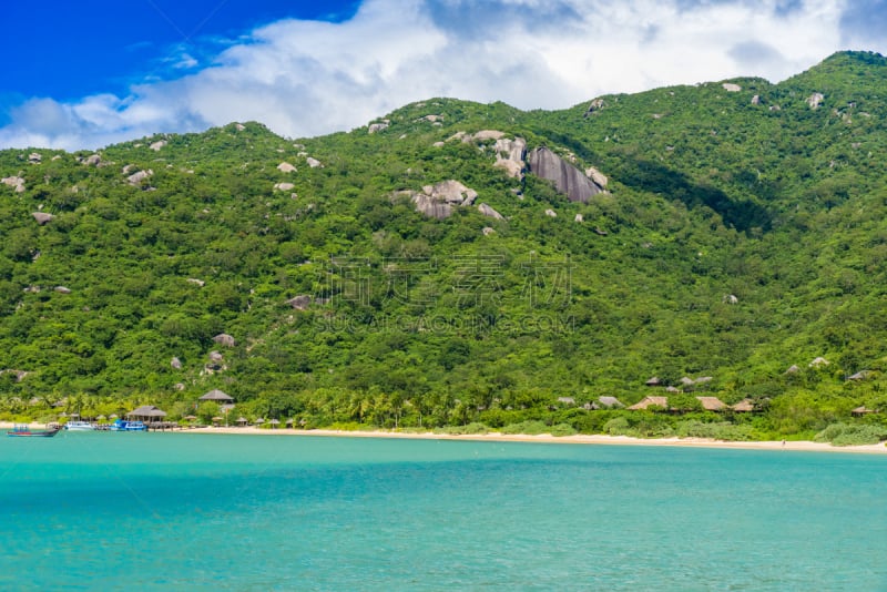 海滩,越南,自然美,海岸线,海湾,凡,水,天空,休闲活动,沙子