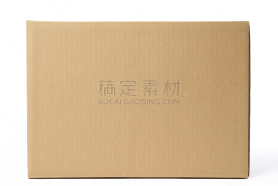 纸箱,空白的,白色背景,关闭的,小酒杯,分离着色,纸板,盒子,正面视角,留白