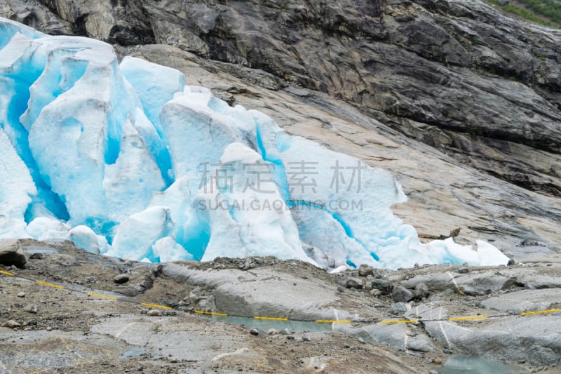 冰河,尼加斯布尔,挪威,水平画幅,无人,户外,特写,固体,山,旅游目的地