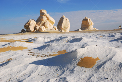 埃及,风景,撒哈拉沙漠,白色沙漠,热,超现实主义的,石灰石,巴哈利雅绿洲,著名景点,沙漠