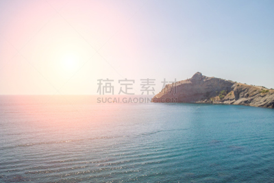克里米亚,俄罗斯,斗篷,天空,水平画幅,无人,夏天,户外,草,纳尔奇克