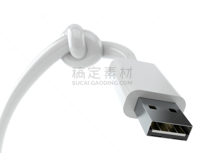 usb线,电缆,水平画幅,无人,白色背景,数据,背景分离,金属丝,充满的