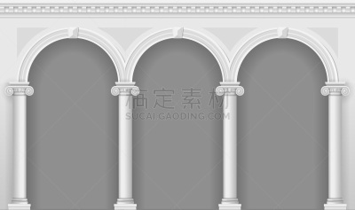 白色,拱廊,古董,纪念碑,外立面,水平画幅,墙,无人,巴洛克风格,石材