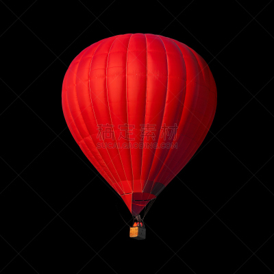 热气球,分离着色,红色,黑色背景,气球,气球节,飞艇,风,航空器拍摄视角,心型