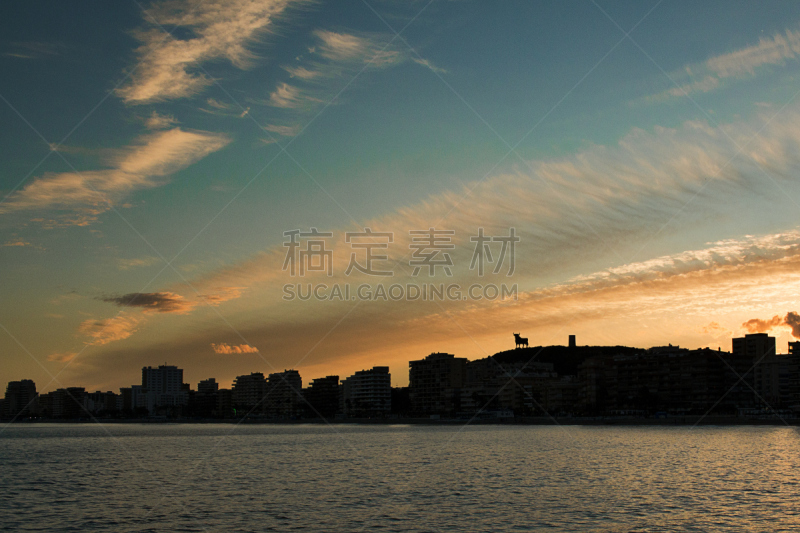 高架铁路铁轨,太阳,福恩吉罗拉,自然,水平画幅,地形,无人,安达卢西亚,夏天,户外