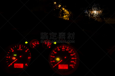 夜晚,汽车,雨,旅游目的地,窗户,水平画幅,无人,蓝色,陆用车,湿