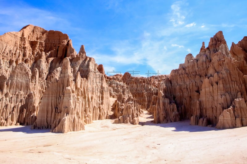 卡阿瑟德瑞尔峡谷,州立公园,粘土,沟壑,水平画幅,地形,无人,火山地形,西