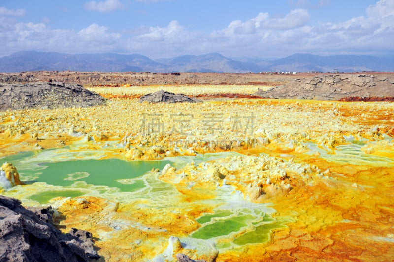 埃塞俄比亚,火山,火山口,达洛尔,达纳基勒洼地,熔岩湖,厄立特里亚,里夫特谷,阿法尔洼地,非洲之角