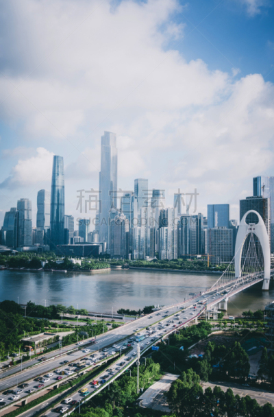 都市风光,钟面,安静,珀尔里福,广州,交通堵塞,高峰时间,垂直画幅,水,天空