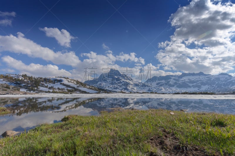 湖,山,云,墨尔经,太平洋鸟冠小径,水,天空,美,水平画幅,雪