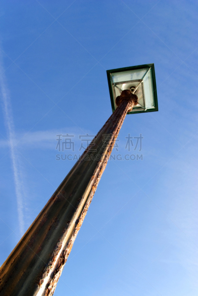 路灯,卡莫里,球门柱,太阳灯,垂直画幅,天空,无人,金属,钢铁,生锈的