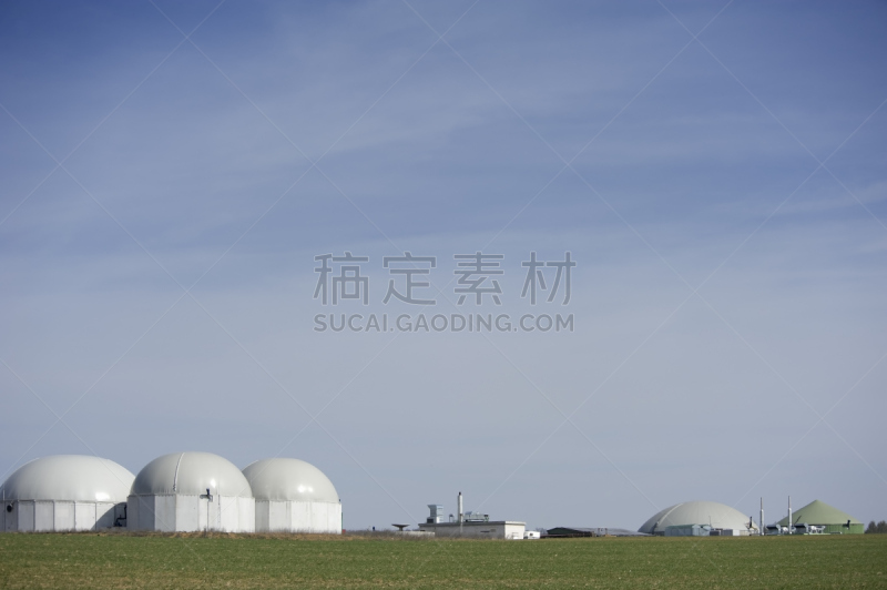 生物质,发电站,德国,厌氧菌,沼气,甲烷,青贮,生物燃料,筒仓,天空