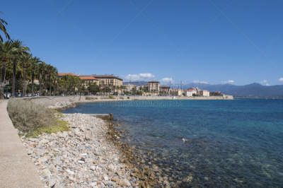 风景,城市天际线,科西嘉,地中海,阿雅克修,滨水,城市沙滩,天空,沙子,阿尔伯塔省