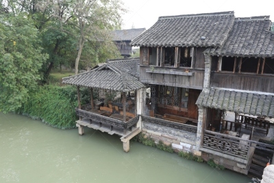 城镇,远古的,水,江苏省,灯笼,水平画幅,乡村,上海,运河,古老的