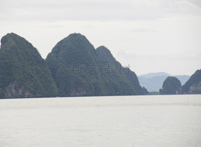 攀牙湾,自然,水平画幅,热带音乐,船,渔夫,海洋,云计算,山,亚洲