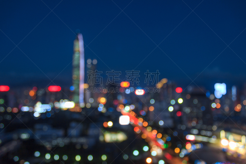 深圳,城市天际线,市区,地王大厦,ge大厦,深圳京基100,绿色建筑,新古典派,广东省,夜晚