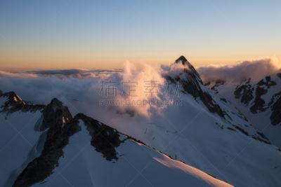 山,地形,加拿大,天空,美,公元前,水平画幅,云,无人,超现实主义的