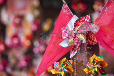 风轮机,寺庙,悬铃树,抽奖轮盘,风车,春节,涡轮,历日,运气,新的