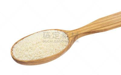 粗粒小麦粉,白色背景,木匙,分离着色,留白,喉咙,水平画幅,生食,膳食,盒子