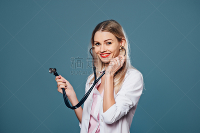 女孩,注视镜头,留白,外套,制服,文档,青年人,专业人员,助手