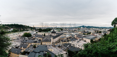 奥地利,都市风景,萨尔茨堡,山,传统,世界遗产,巴洛克风格,著名景点,屋顶