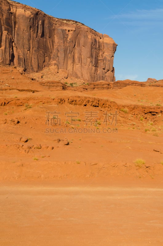 纪念碑山谷,立石,印第安保留地,自然,垂直画幅,天空,美国,国家公园,岩石,无人