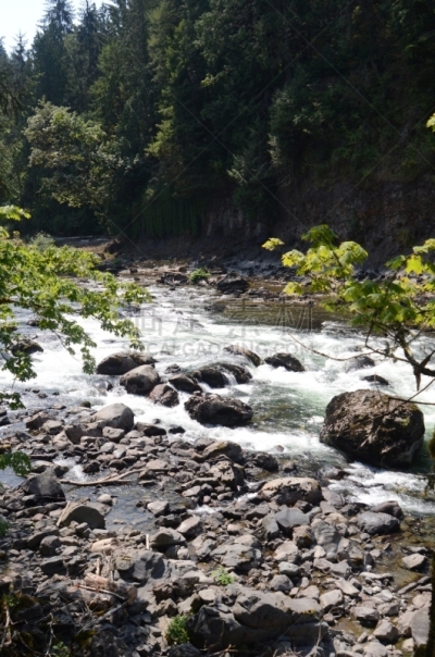 滚石,华盛顿州,环境,斯诺夸尔,自然美,林区,河流,自然荒野区,瀑布,岩石