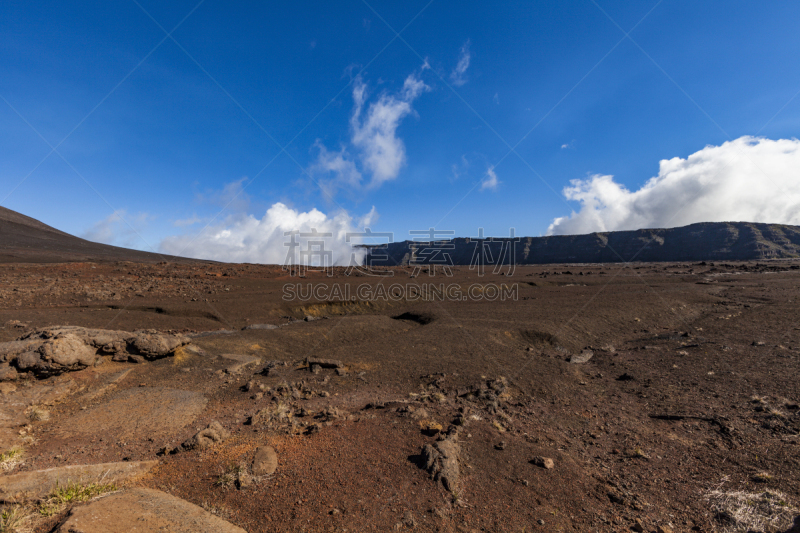 弗尔乃斯火山,留尼汪（法属）,volcanic terrain,法国,世界遗产,云,印度洋,沙漠,户外,混凝土