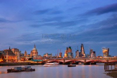 夜晚,都市风景,伦敦,泰晤士河,在上面,水,水平画幅,泰晤士河河堤,英格兰,旅行者