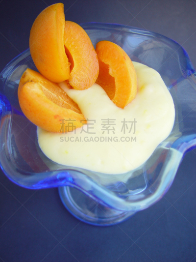 杏,米色,三个物体,尚蒂伊,垂直画幅,橙色,水果,无人,蓝色,轻的