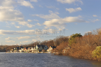 船库,舒约契尔河,费城,自然,水,天空,美国,旅游目的地,水平画幅,建筑