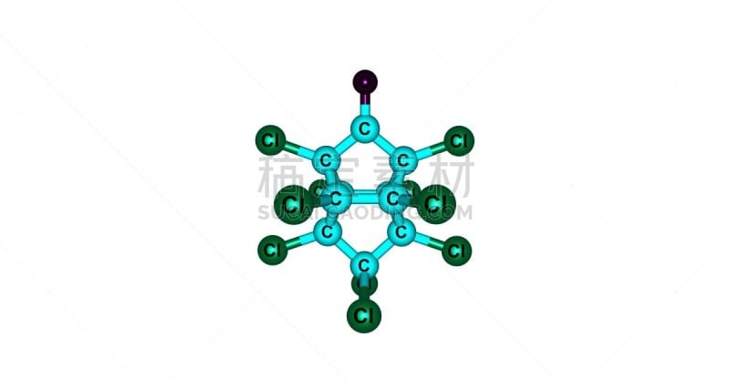 分子结构,分离着色,白色,无人,计算机制图,有机食品,氯,图像,分子,水平画幅