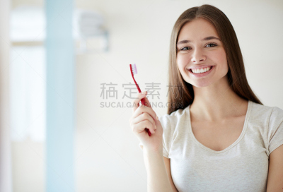 美,水平画幅,早晨,健康,干净,白人,完美,长发,青年人