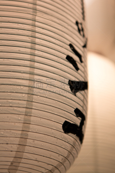 纸灯笼,夜晚,特写,宫灯百合,日本之神道教,日本灯笼,垂直画幅,京都府,灯笼,无人