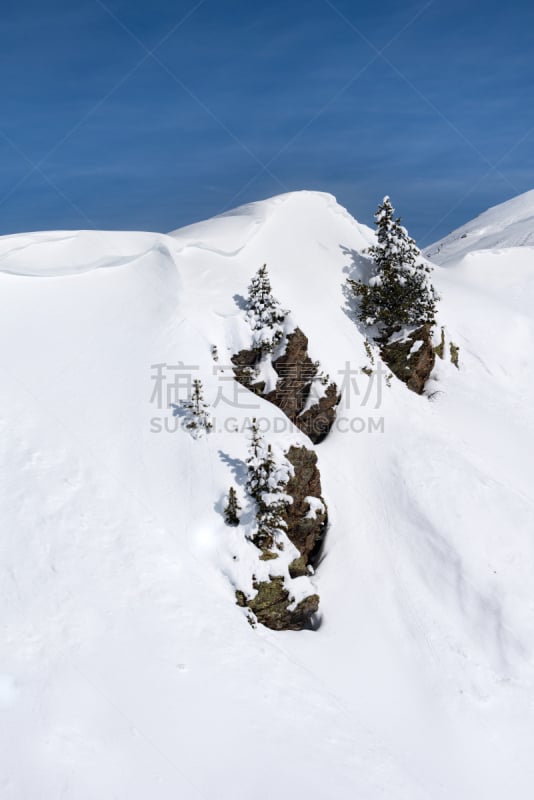 雪,山,岩石,三个物体,在上面,齐勒河谷采尔,齐勒谷,雪板,滑雪坡,蒂罗尔州