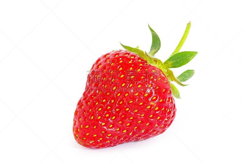 草莓,水平画幅,水果,无人,维生素,熟的,背景分离,甜食,红色,白色