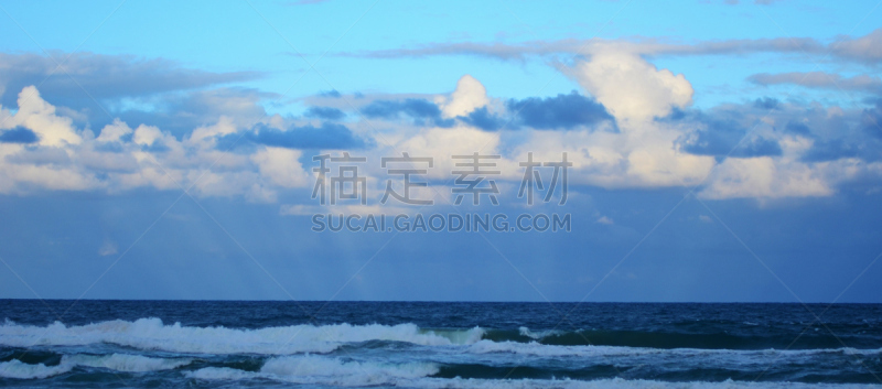 海洋,野外动物,库拉姆海滩,水,暴风雨,海浪,水平画幅,无人,全景,澳大利亚