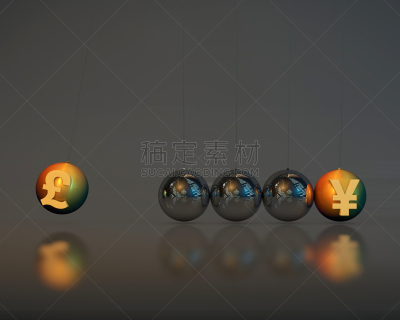 球体,牛顿,牛顿碰撞球,元符号,英镑符号,健身球,汇率,球,水平画幅,组物体