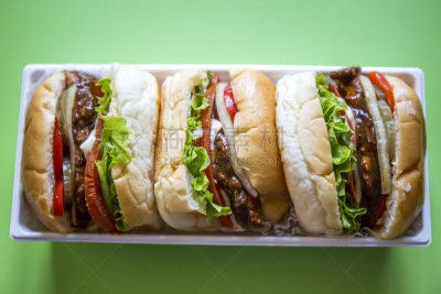 汉堡包,餐盘,公亩,肉制品,盐渍食品,色彩鲜艳,沙拉,韩国,乡村风格,澳大利亚