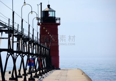 灯塔楼,家具,南,水,天空,水平画幅,无人,海港,古老的,户外