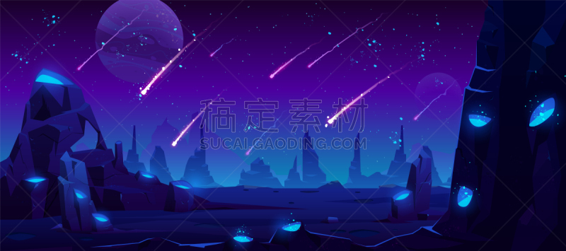 夜晚,太空,雨,陨石,背景,天空,荧光,休闲游戏,暗色,波兰