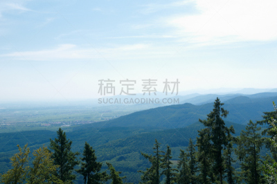 孚日省,山,阿尔萨斯,自然,水平画幅,地形,无人,城市天际线,户外,山谷