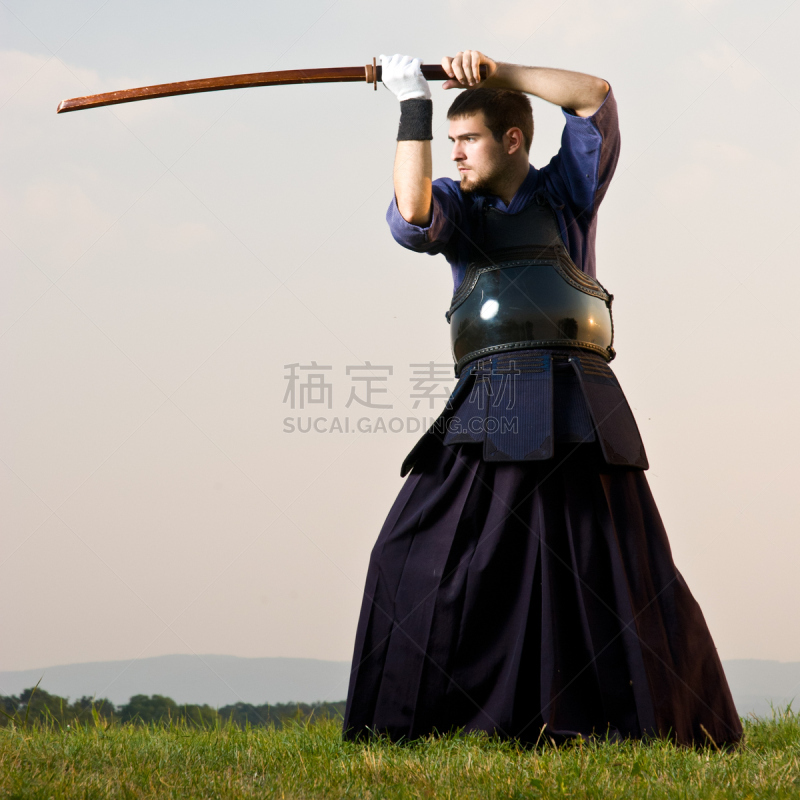 剑道,格斗运动,袴,武士刀,日本武士,日本武士刀,武术,专心,人,运动