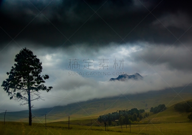 安德伯格,地形,天气,伦敦城,天空,暴风雨,水平画幅,山,无人,夏天